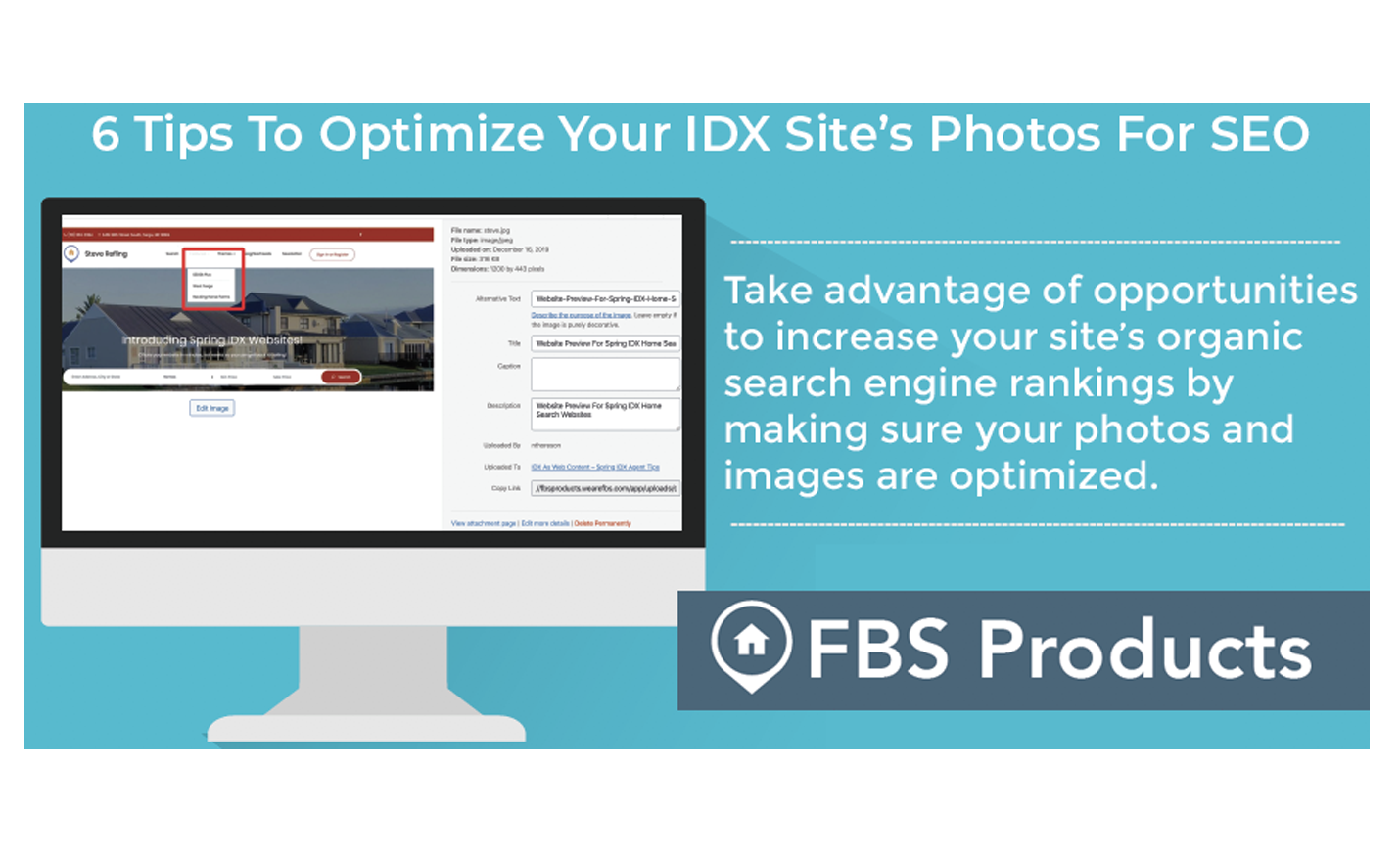 optimize idx real estate photos